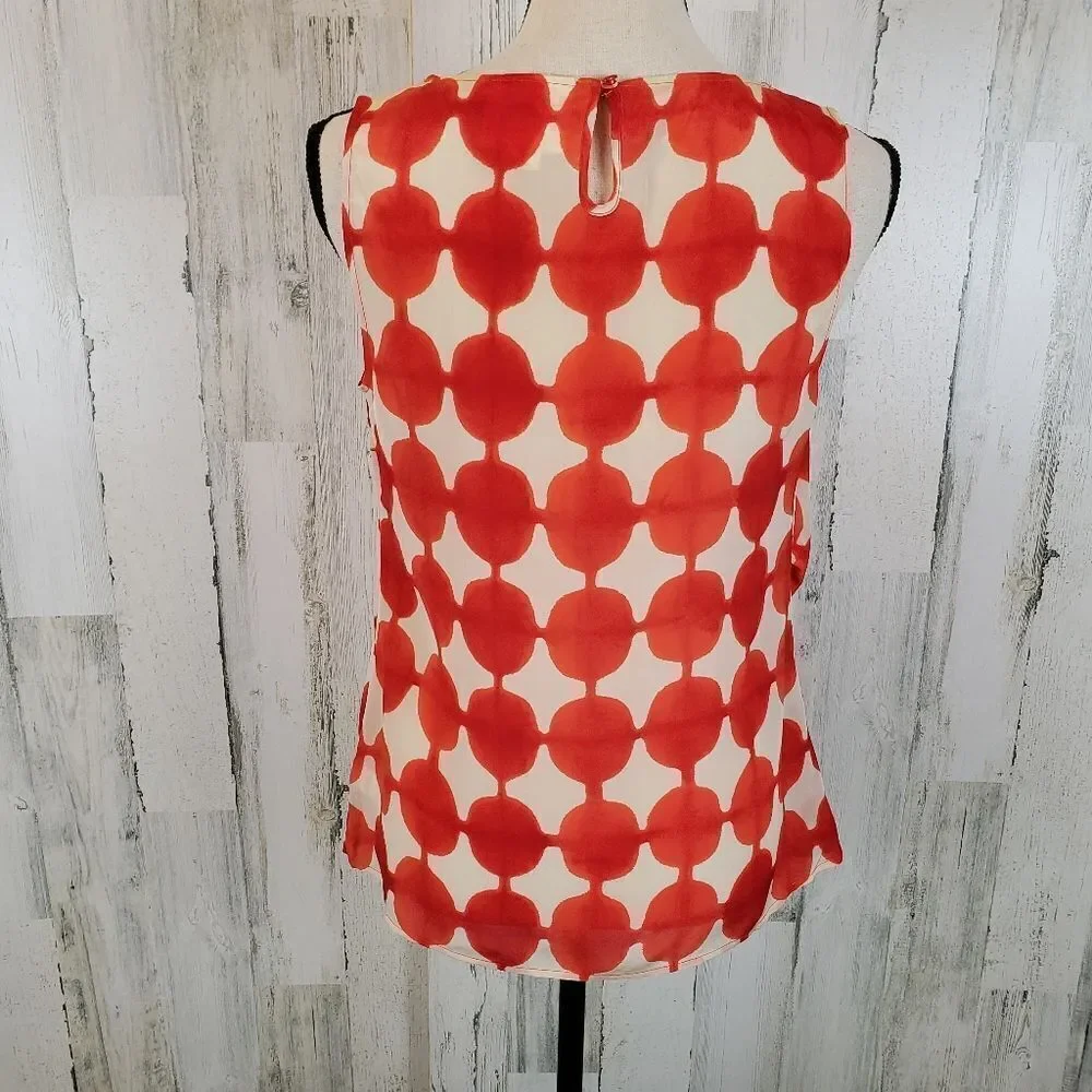 Maeve Silk Sleeveless Mod Top Sz 4